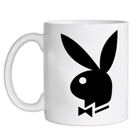 Прикольные кружки: заяц playboy